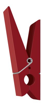 Pince Alors Coat Hook Swabdesign Red